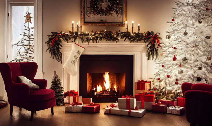 Trang trí tường Giáng sinh tại nhà ấn tượng
