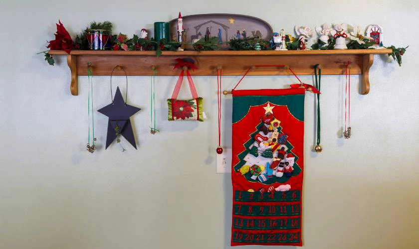 Trang trí tường Giáng sinh tại nhà ấn tượng 2025