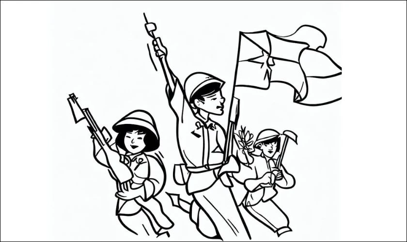 Tranh tô màu đơn giản cho trẻ mầm non