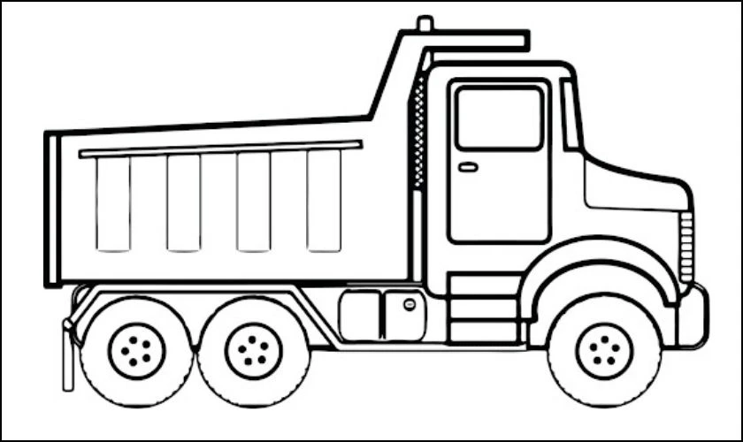 Tranh tô màu cho bé chủ đề phương tiện giao thông đẹp