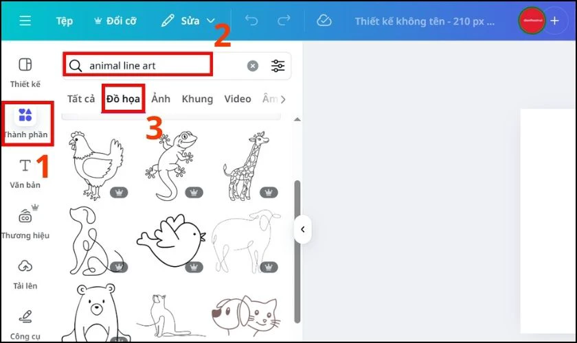 Cách thiết kế tranh tô màu cho bé bằng Canva nhanh