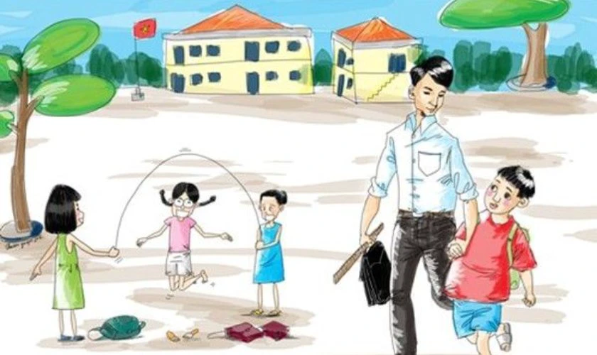 Vẽ tranh 20/11 lớp 8 đẹp nhất 2025