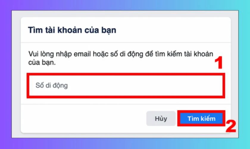 Nhập email hoặc số điện thoại