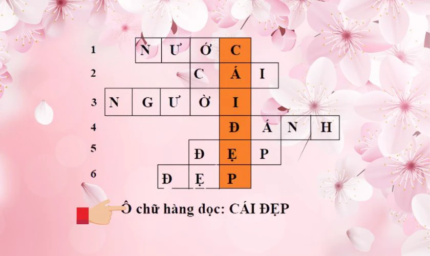 Trò chơi giải ô chữ về ngày 20/10
