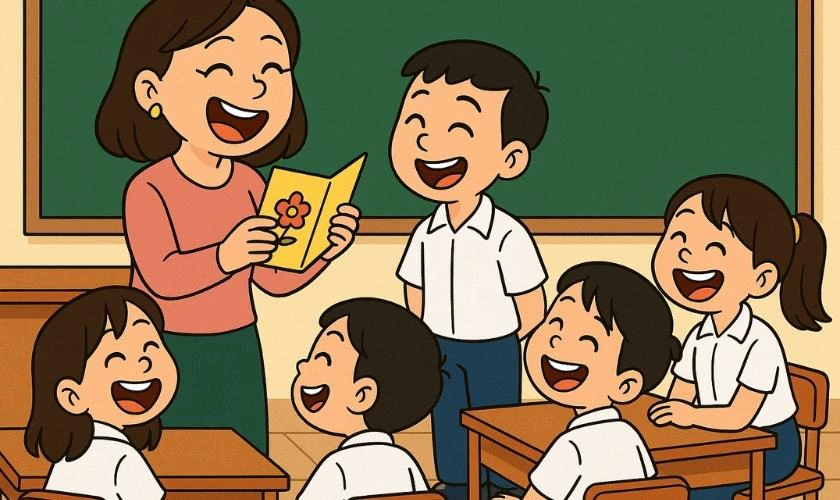 Truyện cười 20/11 làm tập san mới nhất 2025