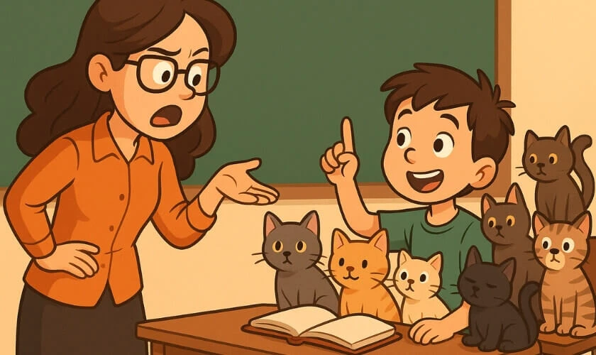 Truyện cười 20/11 tiếng Anh dễ hiểu