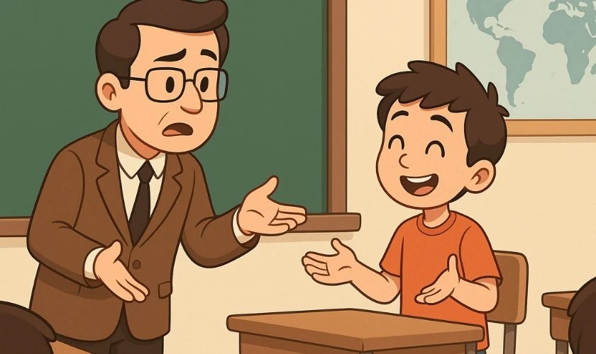 Truyện cười 20/11 - The English Class