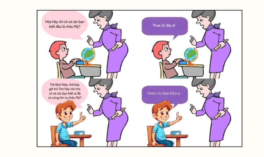 Câu chuyện kiểm tra bài hài hước