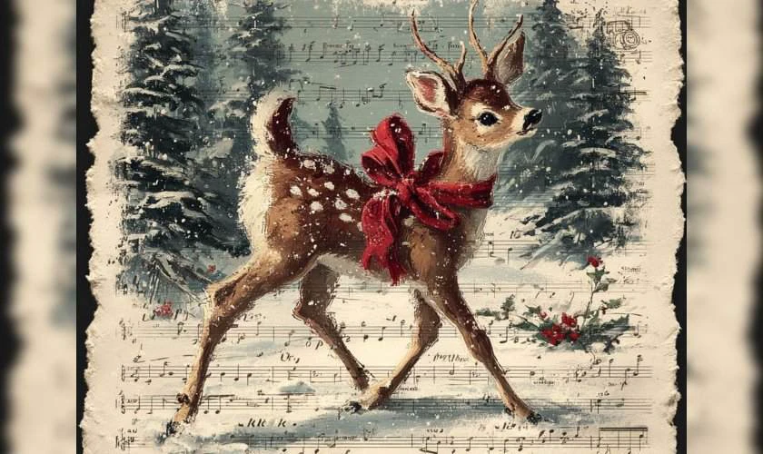 Ảnh tuần lộc Giáng sinh đẹp