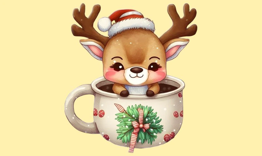 Ảnh tuần lộc Giáng sinh hoạt hình