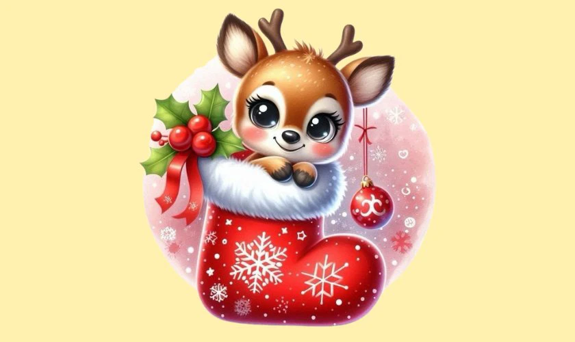 Tranh vẽ chibi Noel