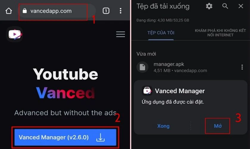 Cách tải YouTube Vanced APK trên điện thoại Android