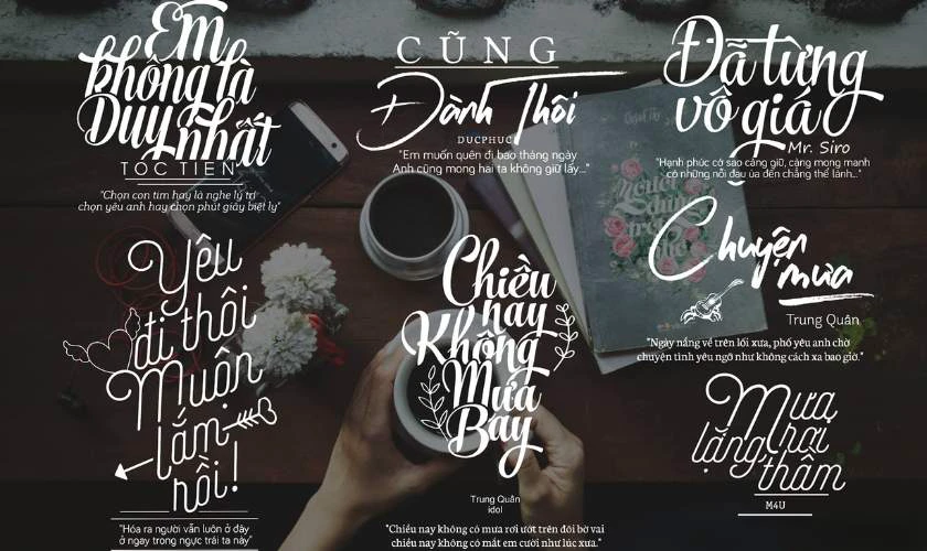 Tiêu chí để làm Typography đẹp, thu hút