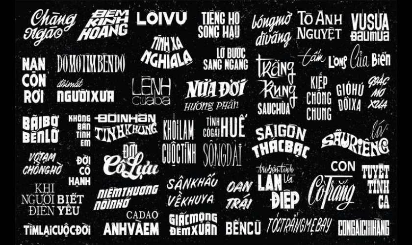 Mẫu Typography chuyên nghiệp