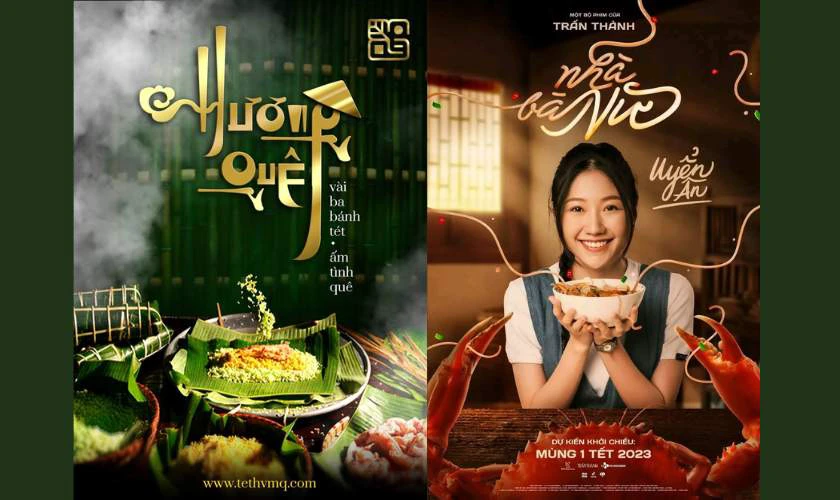 Mẫu Typography chủ đề ẩm thực