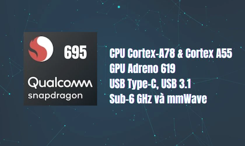 Chip Snapdragon 695 có mạnh không?