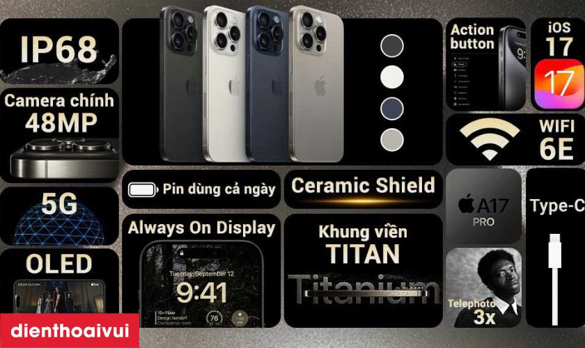 ưu điểm iphone 15 pro cũ