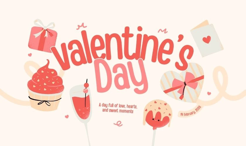 Background Valentine 14/2 chủ đề tình yêu