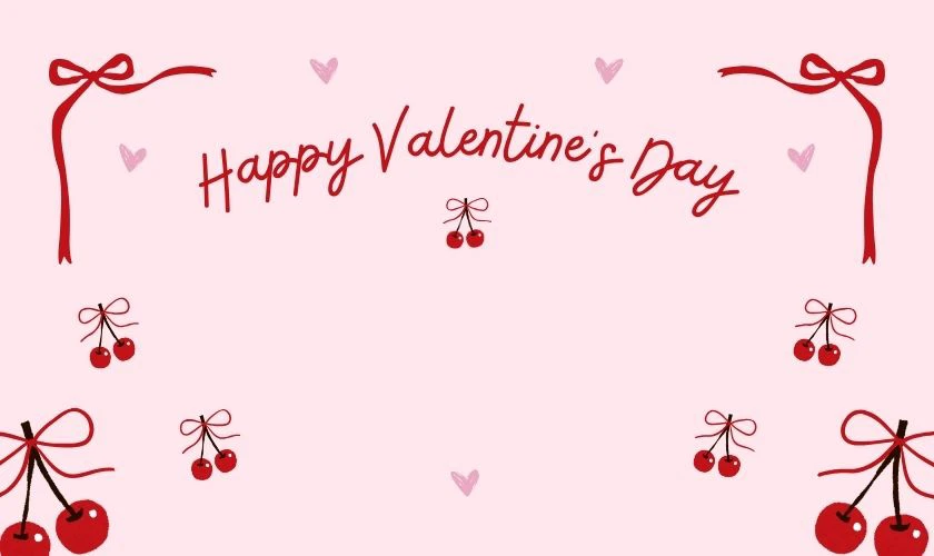 Background Valentine 14/2 chủ đề tình yêu cute