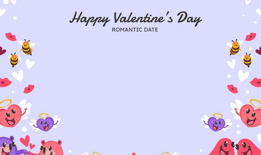 Valentine Background dễ thương