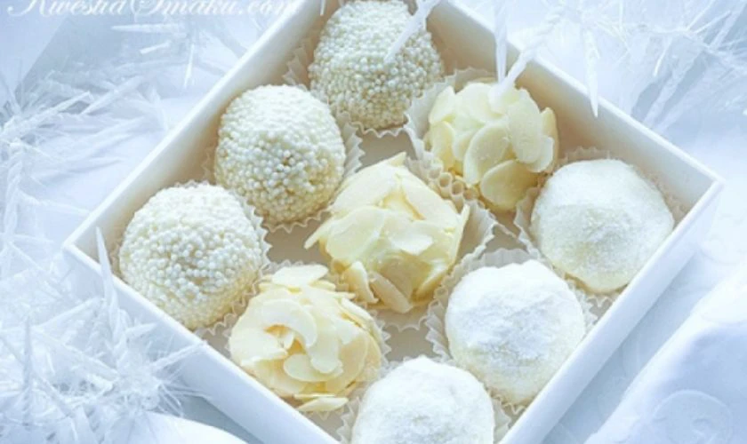 Socola trắng là món quà không thể thiếu trong ngày Valentine