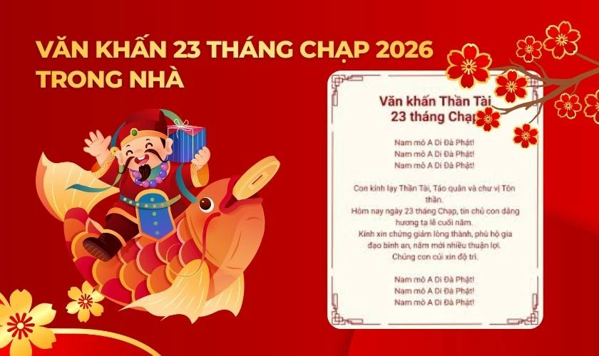 Văn khấn 23 tháng Chạp