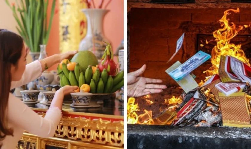 Các lưu ý khi thực hiện lễ hóa vàng ngày Tết