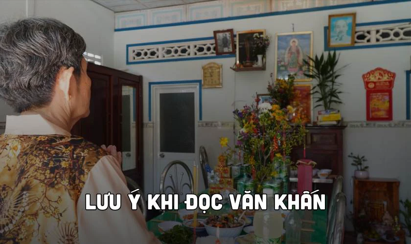 Lưu ý khi đọc văn khấn