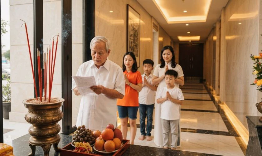 Văn khấn hóa vàng mùng 3 Tết 2026