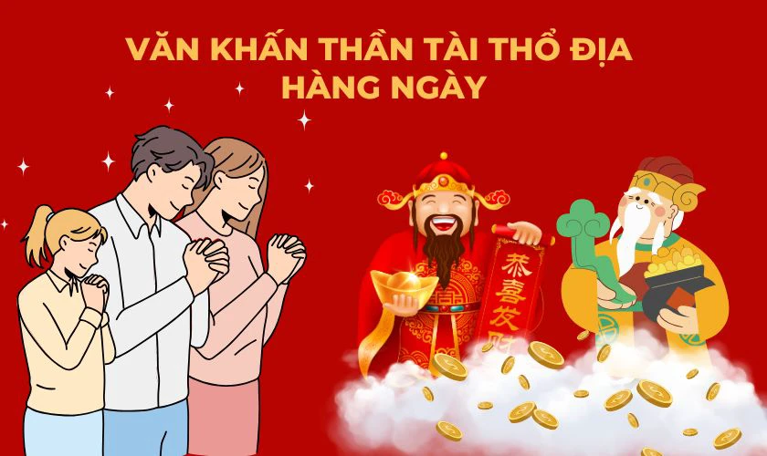 Văn khấn Thần Tài Thổ Địa hàng ngày