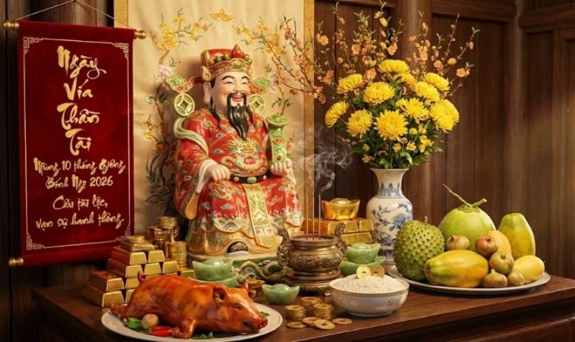 Văn khấn ngày vía Thần Tài số 4