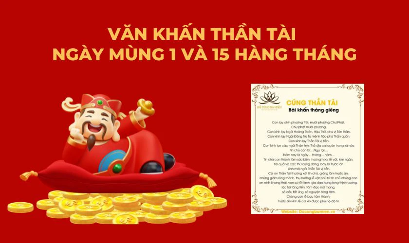 Văn khấn Thần Tài Thổ Địa hàng ngày