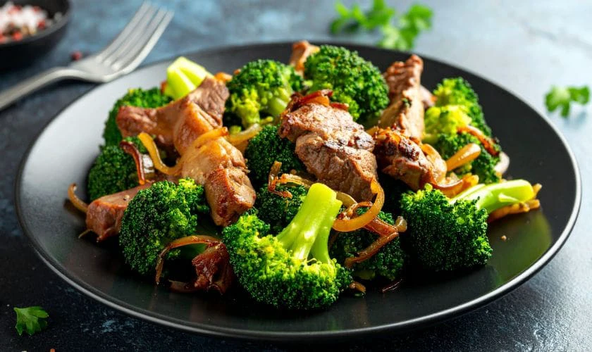 Đĩa đồ xào nóng