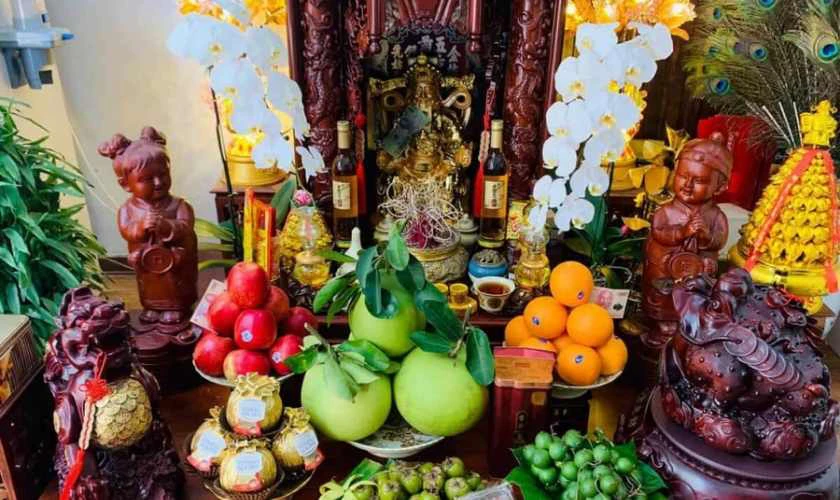 Văn khấn xin tỉa chân nhang ngày 23 tháng Chạp ban Thần tài