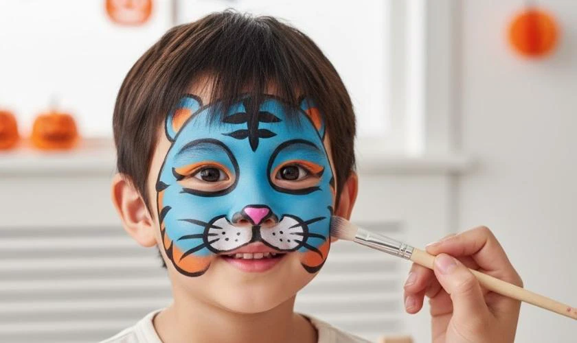 Lưu ý khi vẽ mặt Halloween cho bé