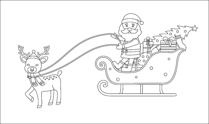 Tranh tô Noel chi tiết mới