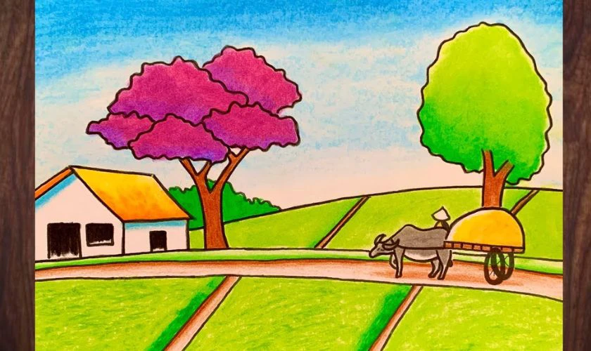 Vẽ tranh 2/9 về đất nước