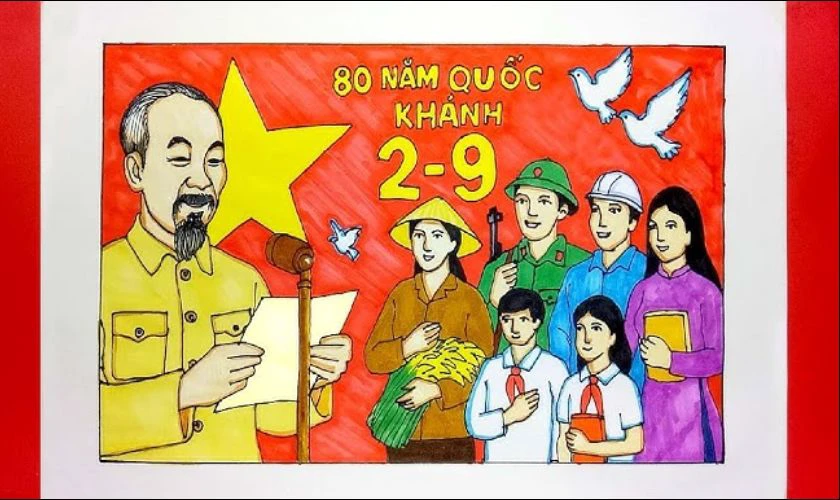 Tô màu tranh 2/9