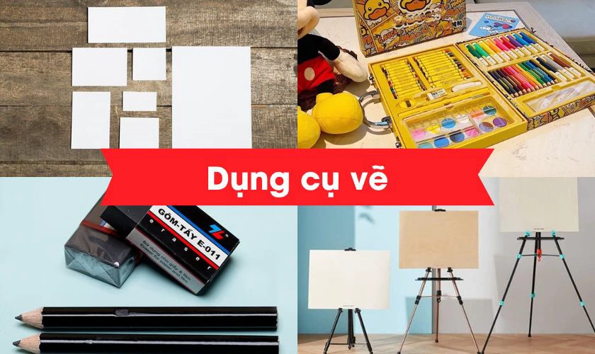 Dụng cụ cần có để vẽ tranh 20/10