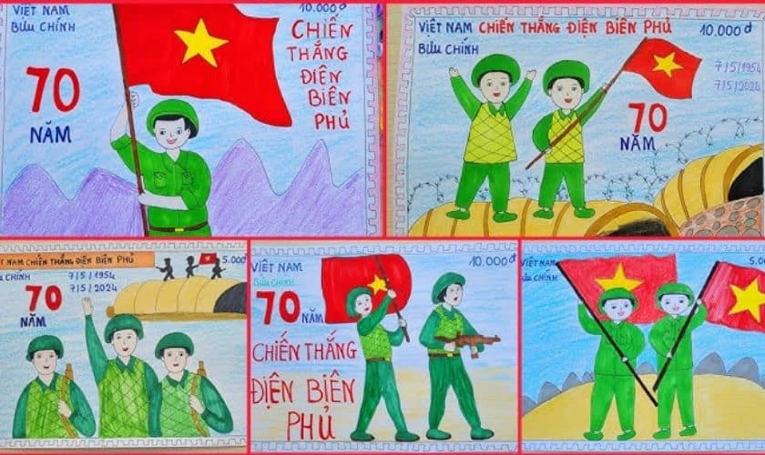 Bức tranh về chiến thắng Điện Biên Phủ