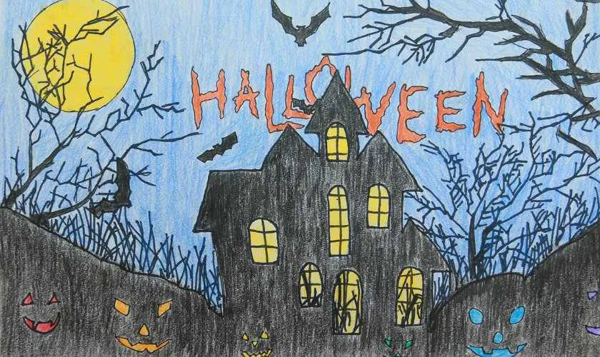 Lưu ý khi vẽ tranh Halloween
