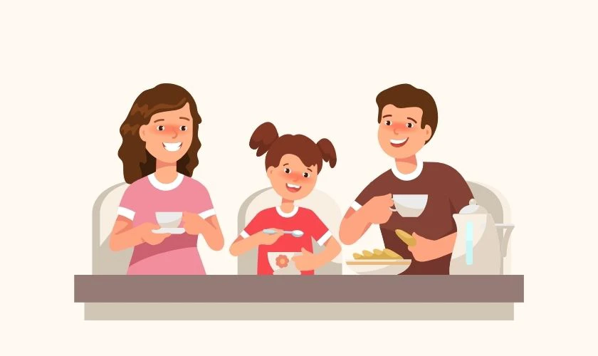Vẽ tranh ngày Gia Đình Việt Nam với chủ đề sum vầy bên bữa cơm