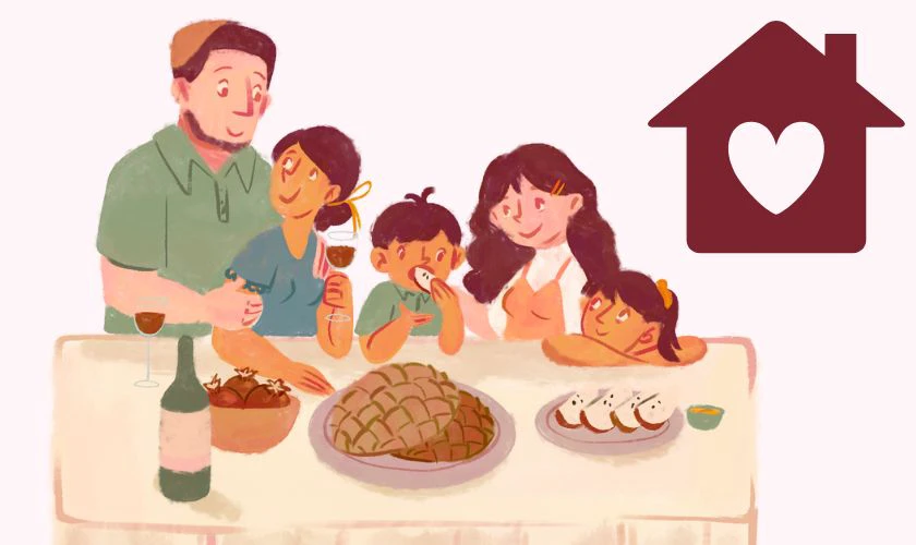 Cả nhà ăn tối cùng nhau
