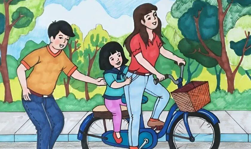 99+ mẫu tranh vẽ ngày Gia Đình Việt Nam 2025 đẹp nhất