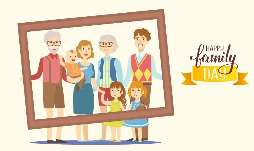 Tranh vẽ ngày Gia Đình Việt Nam do học sinh tiểu học thực hiện