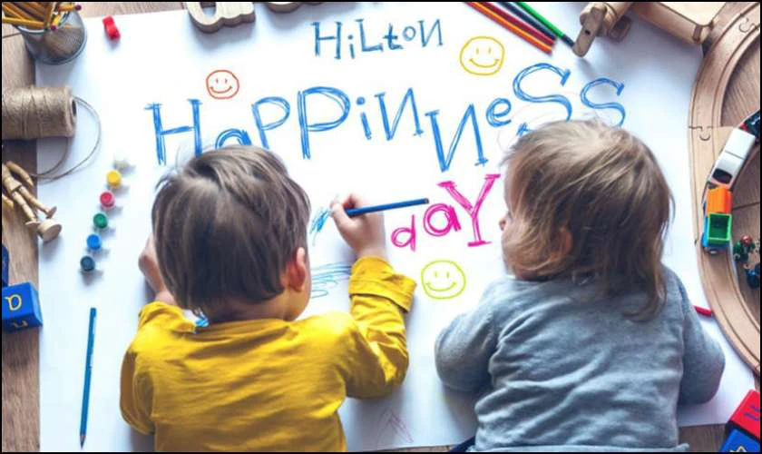 Vẽ tranh ngày Quốc tế Hạnh phúc 20/3/2025