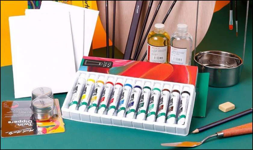 Dụng cụ vẽ tranh ngày Quốc tế Hạnh phúc 20/3/2025