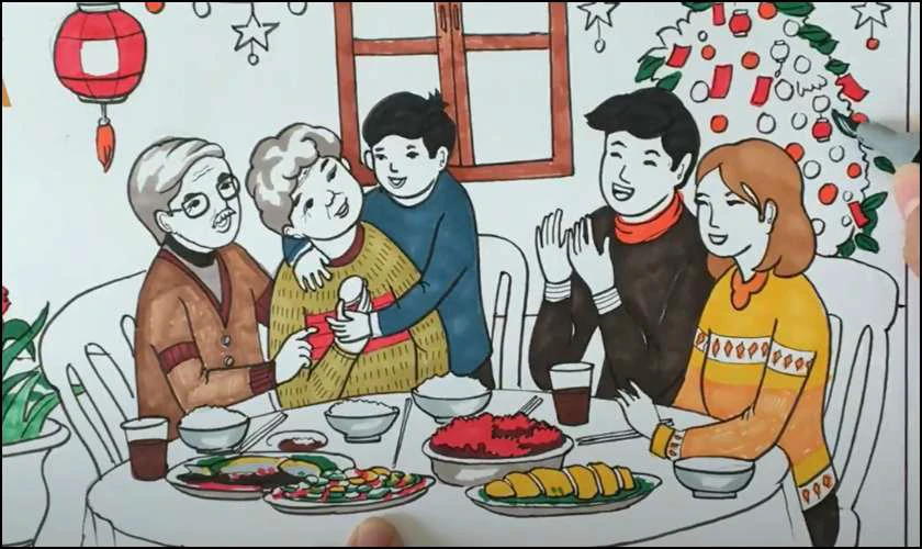 Tô màu cho bức tranh
