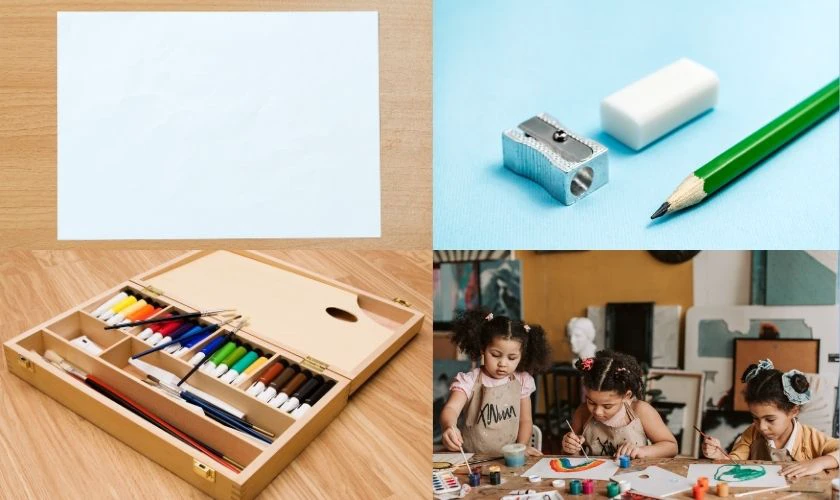 Vẽ tranh Quốc tế thiếu Nhi cần chuẩn bị những gì