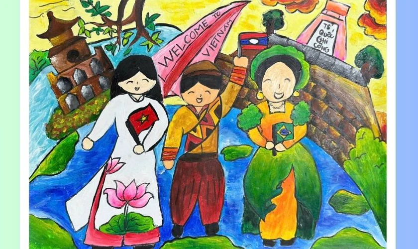 Vẽ tranh 1/6 chủ đề ước mơ